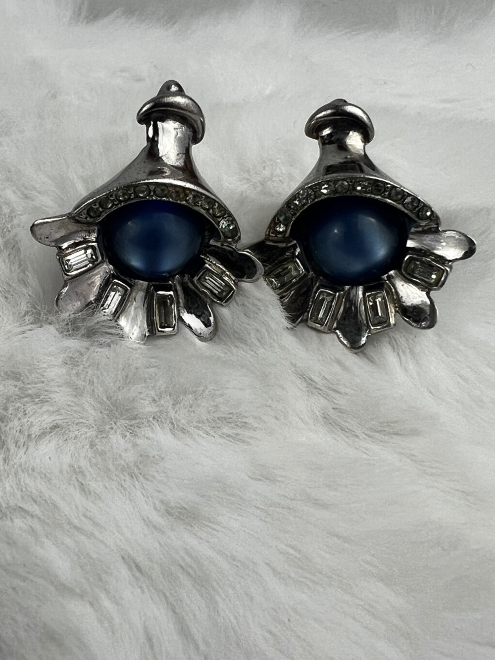 Marslieu Vintage Sterling Screw Back Earrings